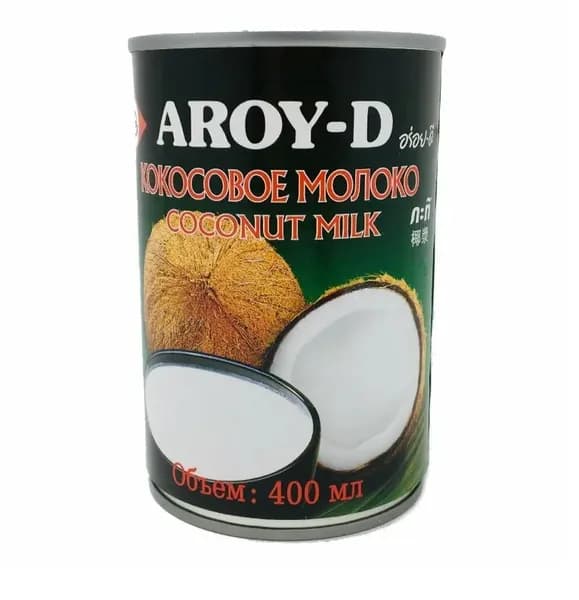 Молоко Кокосовое AROY-D 400мл, ж/б