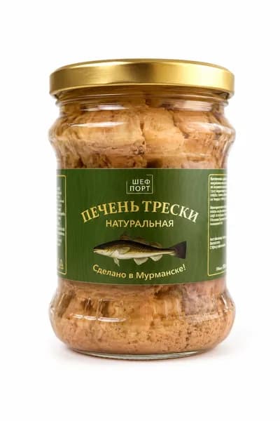 Печень трески Мурманск СТМ 0,5 л