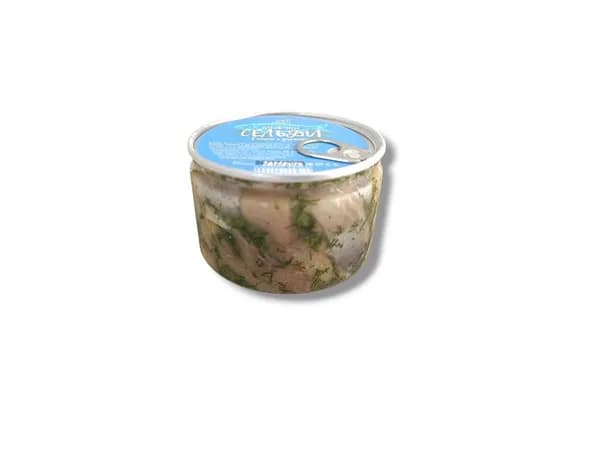 Кусочки сельди в масле с укропом пл.б. 1/250